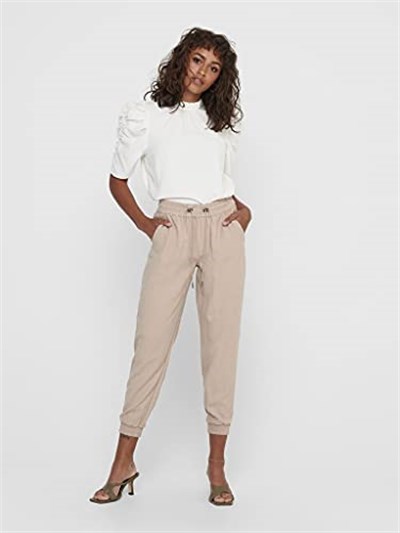 ONLY Kadın Onlkelda emery Mw Pull-up Pants Pnt Pantolon