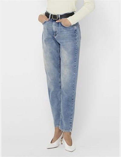 ONLY Kadın ONLVENEDA LIFE MOM JEANS REA844 NOOS Pantolon