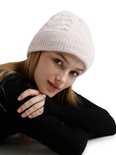 ONLY ONLANNA LIFE CABLE KNIT BEANIE CC Şapka Kadın