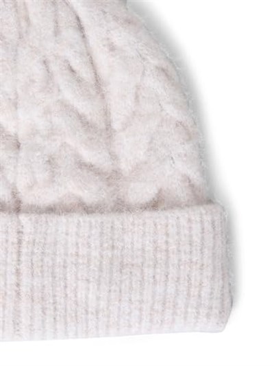 ONLY ONLANNA LIFE CABLE KNIT BEANIE CC Şapka Kadın