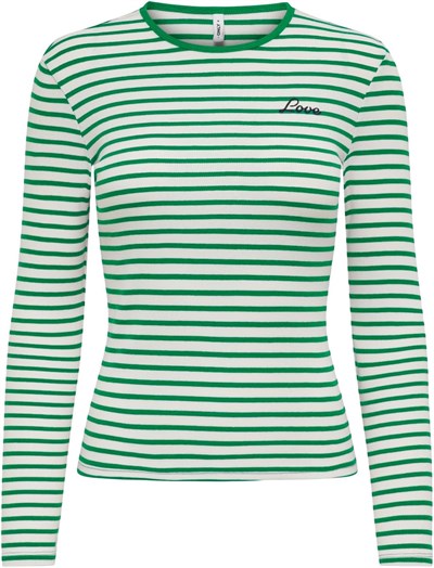 ONLY ONLBETTY L/S O-NECK TOP BOX CC JRS Tişört Kadın
