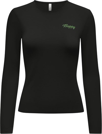 ONLY ONLBETTY L/S O-NECK TOP BOX CC JRS Tişört Kadın