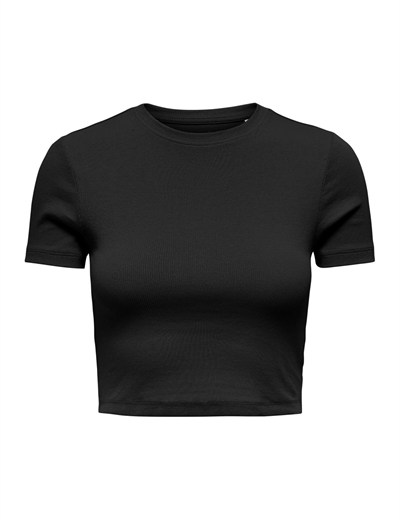 ONLY ONLBETTY S/S O-NECK SHORT TOP CC JRS Tişört Kadın