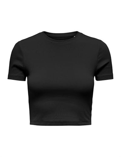 ONLY ONLBETTY S/S O-NECK SHORT TOP CC JRS Tişört Kadın