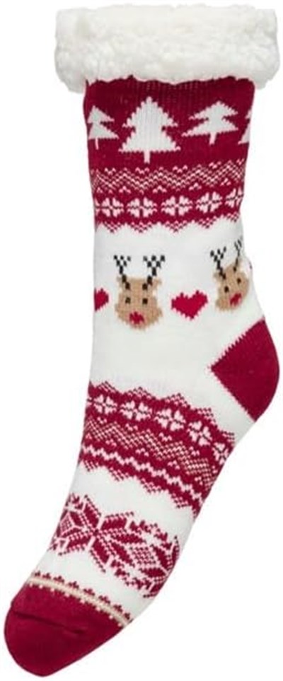 ONLY ONLCHRISTMAS TEDDY SOCKS ACC Çorap Kadın