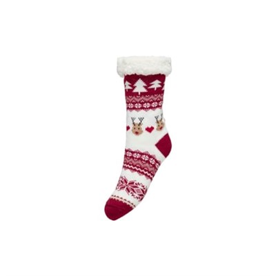 ONLY ONLCHRISTMAS TEDDY SOCKS ACC Çorap Kadın