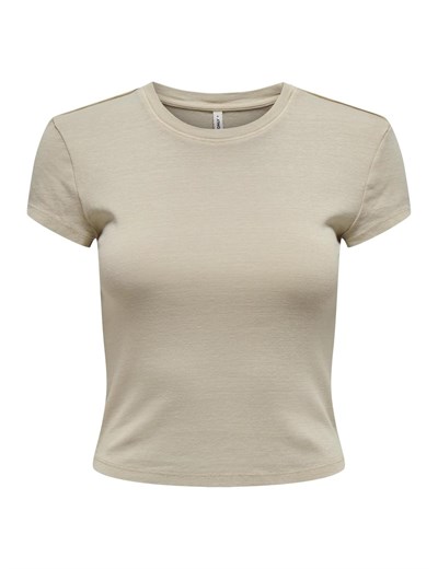ONLY ONLELINA S/S O-NECK SHORT TOP JRS NOOS Tişört Kadın