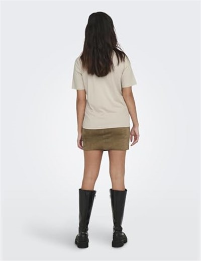 ONLY ONLELISE S/S V-NECK TOP JRS Bluz Kadın