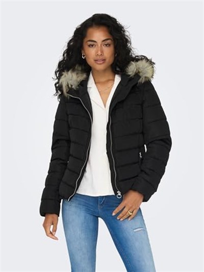 ONLY ONLELLAN QUILT HOOD JACKET LIFE OTW Dış Giyim Kadın