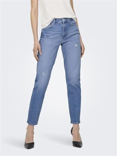 ONLY Onlemily Hw Str Ank Dst Dnm Rea697 Noos Kot Pantolon Kadın