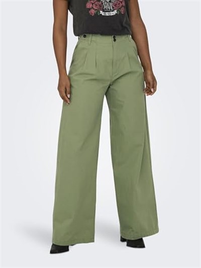 ONLY ONLETTIE HW PLEAT WIDE PANT CC PNT Pantolon Kadın