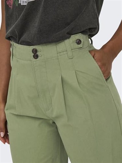 ONLY ONLETTIE HW PLEAT WIDE PANT CC PNT Pantolon Kadın
