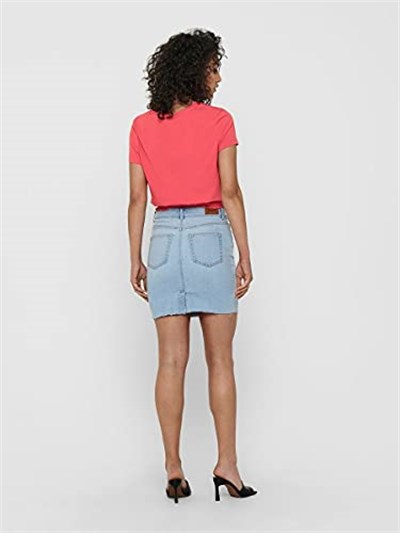 ONLY ONLFAN SKIRT RAW EDGE BB CRF5012 Etek Kadın