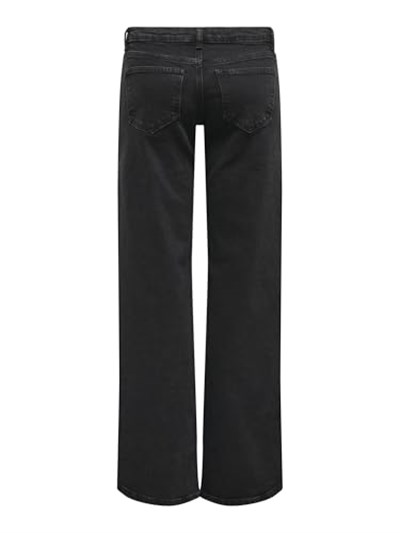 ONLY Onljuicy Hw Wide des Ank Dnm Jeans Dot Kot Pantolon Kadın