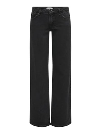 ONLY Onljuicy Hw Wide des Ank Dnm Jeans Dot Kot Pantolon Kadın