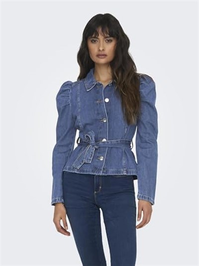 ONLY ONLJULES LS BELT DNM JACKET NAS Mont Ceket Kadın