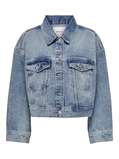 ONLY ONLLEIGH LS OVS TIN DNM JACKET PIM Jacket Kadın