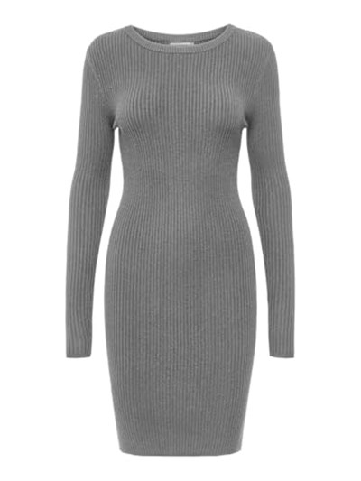 ONLY ONLLOUISA LS O-NECK DRESS CC KNT Elbise Kadın