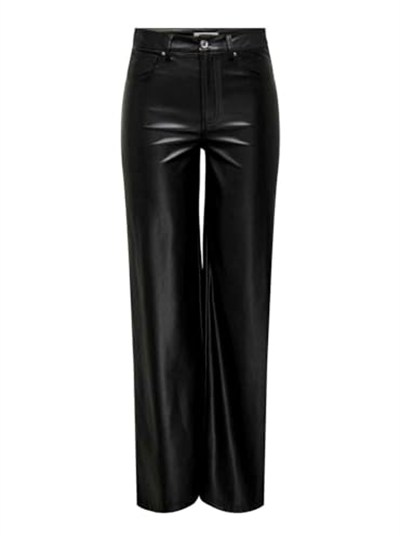 ONLY ONLMADISON-MAX HW WIDE FAUX LEATHER PNT Pantolon Kadın