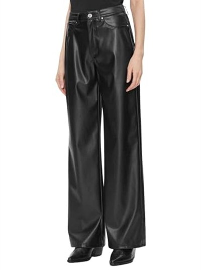 ONLY ONLMADISON-MAX HW WIDE FAUX LEATHER PNT Pantolon Kadın