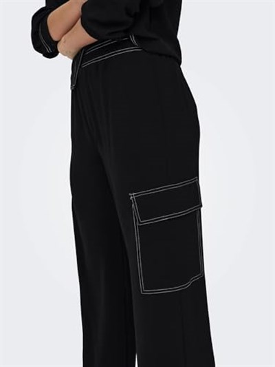 ONLY ONLMETTE CONTRAST PANTS WVN Pantolon Kadın
