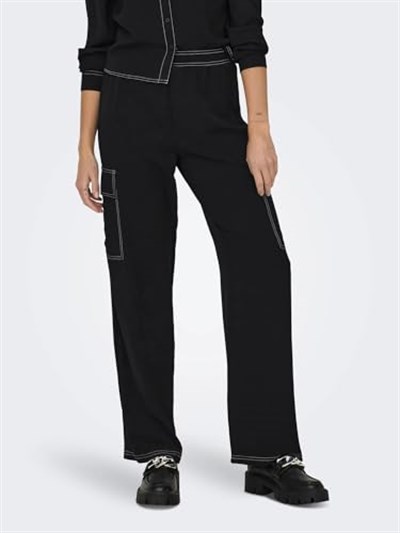 ONLY ONLMETTE CONTRAST PANTS WVN Pantolon Kadın