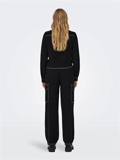 ONLY ONLMETTE CONTRAST PANTS WVN Pantolon Kadın