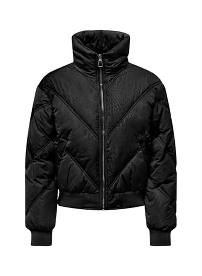 Only Onlmia Short Aop Puffer Kadın Günlük Mont 15293753-BLACK Siyah