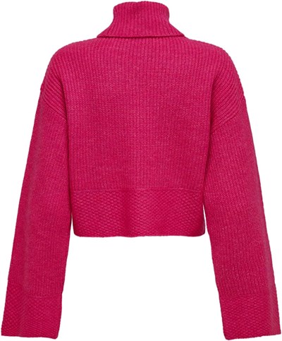 ONLY ONLMIKANI LS SHORT ROLLNECK KNT Kazak Kadın