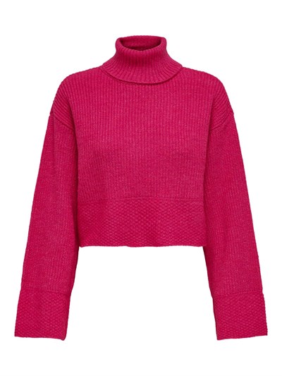 ONLY ONLMIKANI LS SHORT ROLLNECK KNT Kazak Kadın