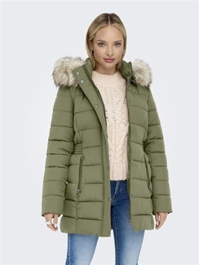 ONLY ONLNEWLUNA QUILTED COAT CC OTW Dış Giyim Kadın