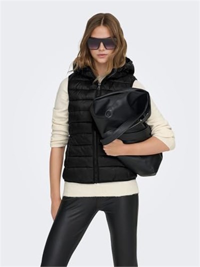 ONLY ONLNEWTAHOE HOOD WAISTCOAT OTW NOOS kapitone yelek kadın