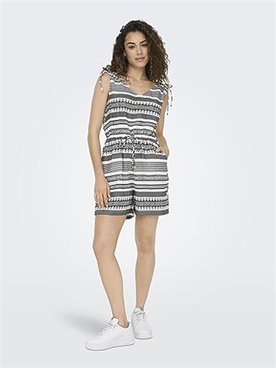 ONLY ONLNORA S/L RUCHING PLAYSUIT PTM