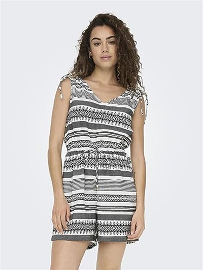 ONLY ONLNORA S/L RUCHING PLAYSUIT PTM