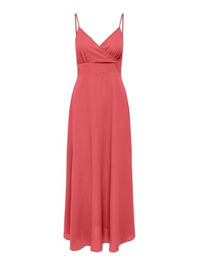 ONLY ONLNOVA LIFE VIS ADA LONG DRESS SOLID Elbise Kadın
