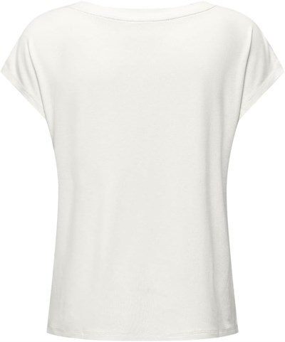 ONLY ONLRILLA S/S V-NECK TOP JRS Tişört Kadın