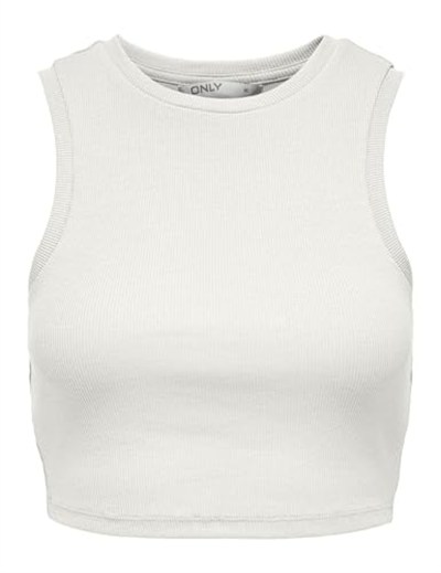 ONLY ONLVILMA S/L CROPPED TANK TOP JRS NOOS Tişört Kadın