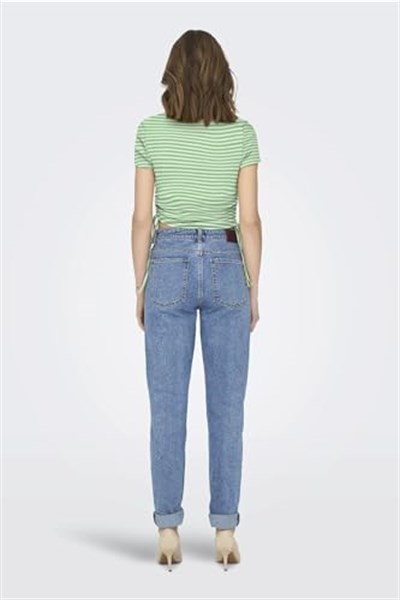 ONLY ONLWENDY S/S RUCHING TOP JRS 15284982 YEŞİL