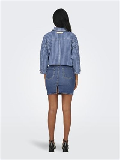 ONLY ONLWONDER HW DNM SKIRT PIM NOOS Kadın Mini Etek Kadın