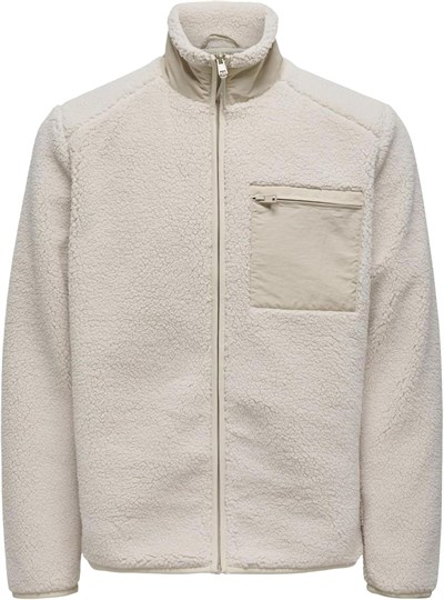 ONLY & SONS Erkek Onsdallas Sherpa Mont OTW Vd Polar Ceket