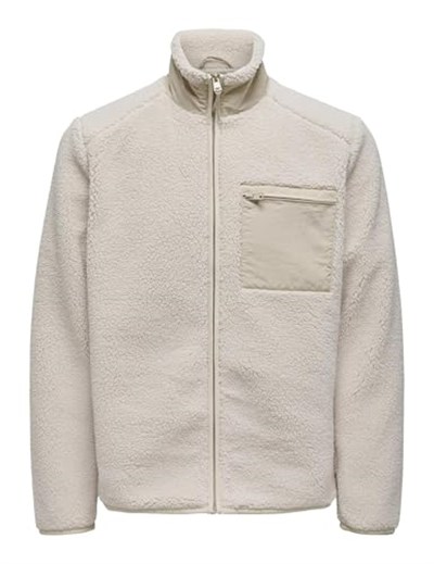 ONLY & SONS Erkek Onsdallas Sherpa Mont OTW Vd Polar Ceket