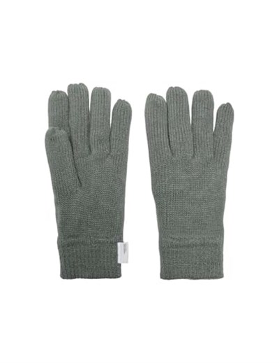 ONLY & SONS Erkek ONSX Flat Knit Glove eldiven, Castor Gray, One Size