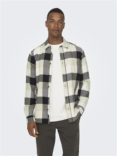 Only & Sons Onsgudmund Life Ls 3t Check Shirt Gömlek Erkek