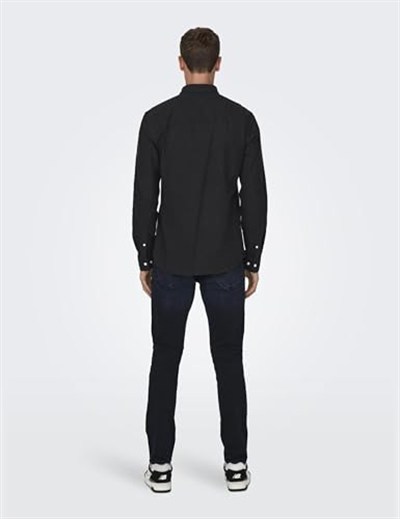 Only & Sons Onsgudmund Slim 1 pkt Solid Shirt NoosUzun kollu gömlErkek