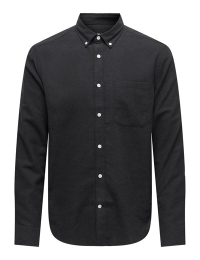 Only & Sons Onsgudmund Slim 1 pkt Solid Shirt NoosUzun kollu gömlErkek