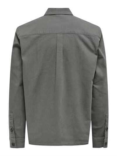 Only & Sons ONSKARI SHIRT 0120 CANWAS LS Gömlek Erkek