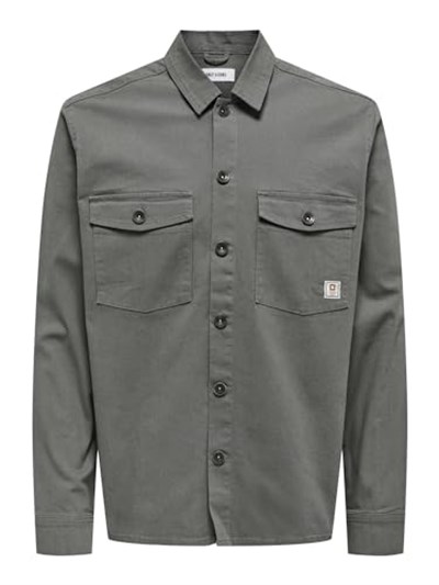 Only & Sons ONSKARI SHIRT 0120 CANWAS LS Gömlek Erkek