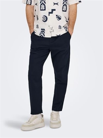 Only & Sons ONSLEO CROP LINEN MIX 0048 PANT Pantolon Erkek