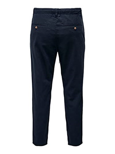 ONLY & SONS Onsleo Crop Linen Mix 0048 Pantolon Pantolon Erkek