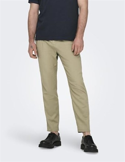 Only & Sons ONSLEO CROP LINEN MIX 0048 PANT Pantolon Erkek